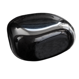 Pietra nera lucida, dall’aspetto elegante e profondo.