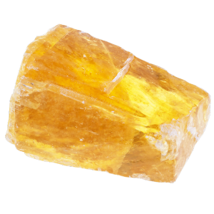 Calcite Gialla opaca con superficie leggermente satinata e tonalità che ricordano il sole al tramonto.