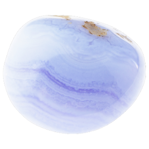 Agata Pizzo Blu, pietra dalle delicate striature azzurre.