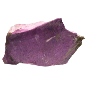 Stichtite, pietra naturale con tonalità viola e verde, usata in gioielli per la sua bellezza e le sue proprietà curative.