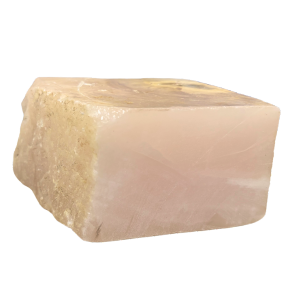 Pink Aventurine, pietra naturale con sfumature rosa, simbolo di prosperità, fortuna e armonia emotiva.