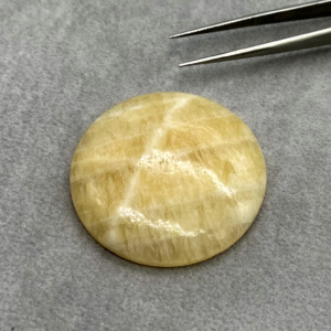 Calcite orange tondo 40mm cabochon