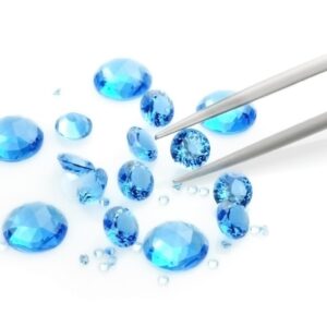 SIAMITE COLOR TOPAZIO ROYAL BLU, TAGLIO BRILLANTE