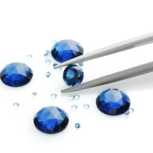 SIAMITE COLOR SINELLO BLU VERDASTRO, TAGLIO BRILLANTE