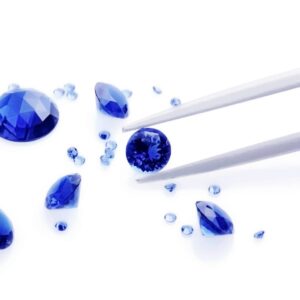 SIAMITE COLOR ZAFFIRO BLU VIOLETTO, TAGLIO BRILLANTE
