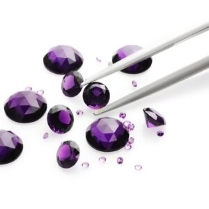SIAMITE COLOR AMETISTA ROYAL BLU VIOLACEO, TAGLIO BRILLANTE